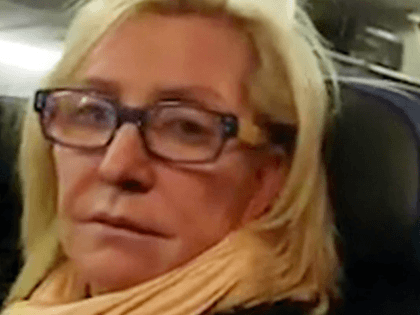 US plane passenger’s epic meltdown when she’s sat between ‘two big pigs’ captured on video