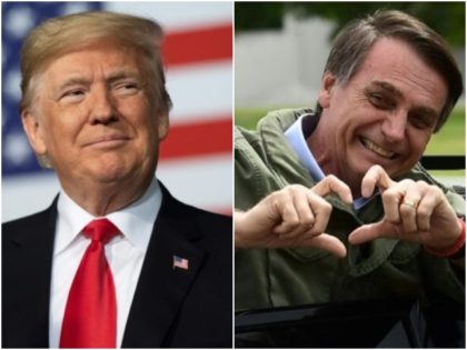 Collage of Trump and Bolsonaro