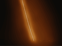 A picture taken on November 12, 2018 with a slow shutter speed shows an Israeli Iron Dome anti-missile system firing an interceptor missile as rockets are launched from Gaza towards Israel in the southern Israeli city of Sderot, on November 12, 2018. - Israel's military said it was carrying out …
