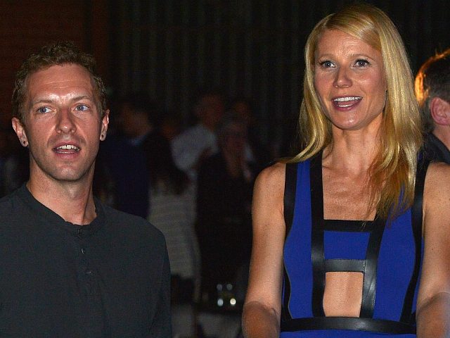 CULVER CITY, CA - JANUARY 28: Singer/Songwriter Chris Martin (L) and actress Gwyneth Paltr