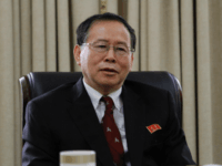 Han Song Ryol, director-general of the U.S. affairs department at North Korea's Foreign Ministry, talks during an interview with the Associated Press in Pyongyang, North Korea, Thursday, July 28, 2016. Han said that Washington "crossed the red line" and effectively declared war by putting leader Kim Jung Un on its list of sanctioned individuals and said a vicious showdown could erupt if the U.S. and South Korea hold annual war games as planned next month. (AP Photo/Kim Kwang Hyon) Han Song Ryol, director-general of the U.S. affairs department at North Korea's Foreign Ministry, talks during an interview with the Associated Press in Pyongyang, North Korea, Thursday, July 28, 2016. Han said that Washington "crossed the red line" and effectively declared war by putting leader Kim Jung Un on its …