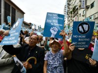 pro-taiwan-independence-from-china-rally-getty-images Pro-Taiwan independence activists call for the referendum on the streets in front of the headquarters of the ruling Democratic Progressive Party (DPP) during a demonstration in Taipei on October 20, 2018. - Thousands of Taiwan independence campaigners took to the streets for a major rally that is a rebuke to …