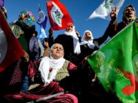 protesters-support-Kurdish-Turkey-Leyla-Guven-hunger-strike-Getty Protesters hold flags of the Peoples' Democratic Party (HDP) during a rally in the Kurdish-majority city of Diyarbakir, south-eastern Turkey, on January 19 , 2019, in support of a jailed lawmaker who has been on hunger strike for more than two months. - Leyla Guven, a pro-Kurdish HDP lawmaker, launched …