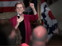 warren SIOUX CITY, IOWA - JANUARY 05: Sen. Elizabeth Warren (D-MA) speaks to guests during an organizing event at the Orpheum Theater on January 5, 2019 in Sioux City, Iowa. Warren announced on December 31 that she was forming an exploratory committee for the 2020 presidential race. (Photo by Scott Olson/Getty …