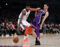 Paul George ignores catcalls from fans to lead Oklahoma City to victory over the Los Angeles Lakers