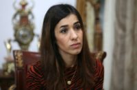 Iraqi Nobel laureate Nadia Murad (pictured December 2018) was the victim of human trafficking for sexual exploitation, but trafficking is also used to "finance activities" or increase workforces