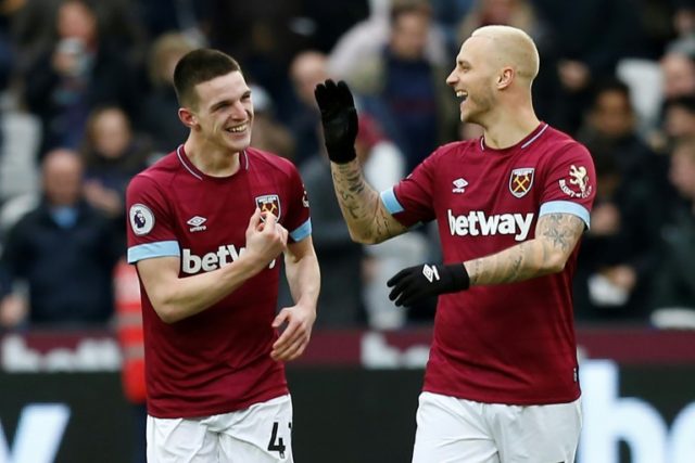 Rice scores first Hammers goal to defeat Arsenal