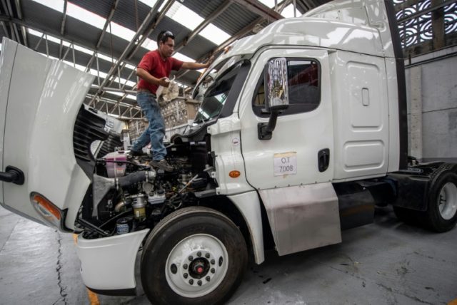 Mexican truckers fight highway robbery with armored semis