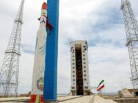 Iran says it has no intention of increasing the range of its missiles but will press ahead with satellite launches by rockets like this Simorgh (Phoenix) seen in a defence ministry handout dated July 27, 2017 Iran denies any intention of boosting range of missiles
