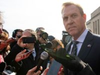 Acting Secretary of Defense Patrick Shanahan speaks with reporters outside the Pentagon this week US troops to Colombia in Venezuela row? Pentagon mum