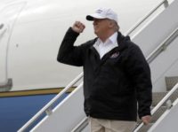 Trump Government Shutdown Donald Trump President Donald Trump gestures after arriving at McAllen International Airport for a visit to the southern border, Thursday, Jan. 10, 2019, in McAllen, Texas. (AP Photo/ Evan Vucci) The Associated Press