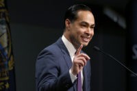 Election 2020 Julian Castro Julian Castro, former U.S. Secretary of Housing and Urban Development and candidate for the 2020 Democratic presidential nomination, speaks at Saint Anselm College, Wednesday, Jan. 16, 2019, in Manchester, N.H. (AP Photo/Mary Schwalm) The Associated Press