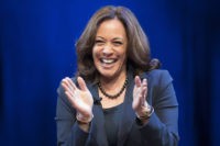 Election 2020 Kamala Harris In this Jan. 9, 2019 photo, Sen. Kamala Harris, D Calif., greets the audience at George Washington University in Washington, during an event kicking off her book tour. Harris, a first term senator and former California attorney general known for her rigorous questioning of President Donald Trump’s nominees, entered the Democratic presidential race on Monday. (AP Photo/Sait Serkan Gurbuz) The Associated Press