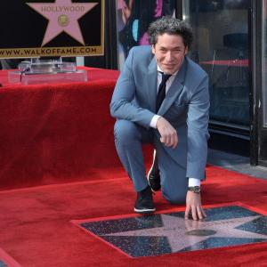 Conductor Gustavo Dudamel gets star on the Hollywood Walk of Fame