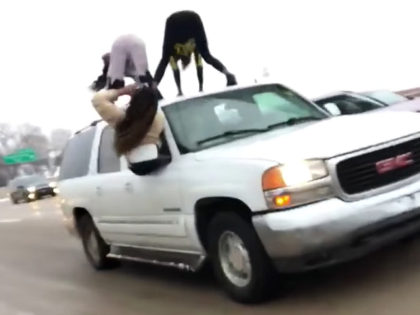 WATCH: Women Caught ‘Twerking’ atop SUV Traveling Down Highway