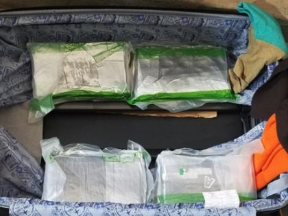 Laredo Sector Border Patrol agents seized nearly $35K in cocaine at the Interstate 35 immigration checkpoint. (Photo: U.S. Border Patrol/Laredo Sector)