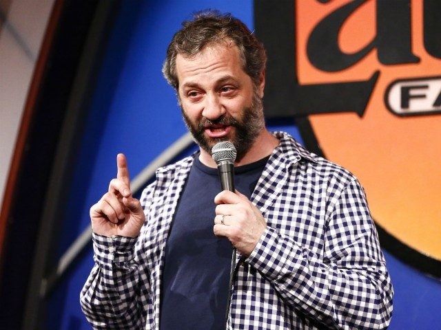 WEST HOLLYWOOD, CA - APRIL 20: Comedian Judd Apatow performs on stage at the Dr. Ken Comed