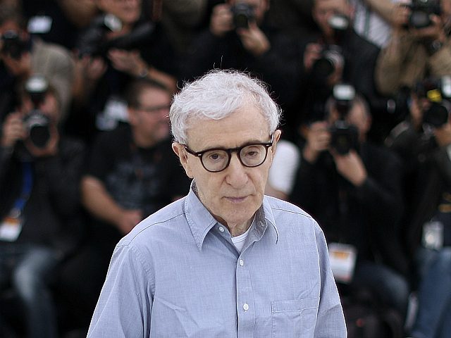 (FILES) In this file photo taken on May 11, 2016 US director Woody Allen poses during a ph