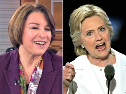 Amy Klobuchar, Hillary Clinton