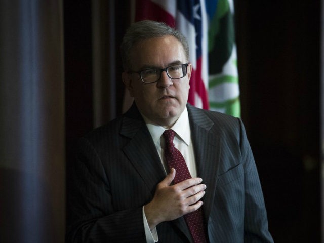 Acting EPA Administrator Andrew Wheeler announces that new coal plants no longer have to m