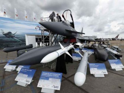BAE Systems jet fighter with armaments