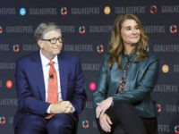 Bill Gates Melinda Gates Bill Gates and his wife Melinda Gates introduce the Goalkeepers event at the Lincoln Center on September 26, 2018, in New York.
