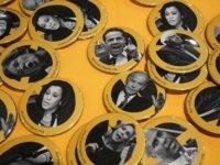 Democrat candidate buttons (Alex Wong / Getty) Democrat candidate buttons (Alex Wong / Getty)