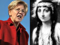 Elizabeth Warren, Pocahontas.Painting of Pocahontas around the time of her wedding to John Rolfe. Three Lions:Getty Imagesjpg