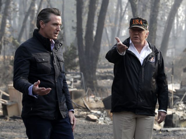 Gavin Newsom vs. Donald Trump (Evan Vucci / Associated Press)