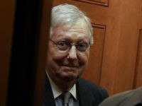 Senate Leaders Return To The Capitol After Meeting With President Trump WASHINGTON, DC - JANUARY 09: U.S. Senate Majority Leader Sen. Mitch McConnell (R-KY) (L) returns to the U.S. Capitol from a meeting at the White House January 9, 2019 in Washington, DC. President Trump walked out of a meeting with congressional leaders at the White House negotiating border security funding …