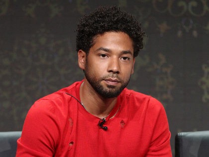 2017 Summer TCA Tour - Day 15 BEVERLY HILLS, CA - AUGUST 08: Actor Jussie Smollett of 'Empire' speaks onstage during the FOX portion of the 2017 Summer Television Critics Association Press Tour at The Beverly Hilton Hotel on August 8, 2017 in Beverly Hills, California. (Photo by Frederick M. Brown/Getty Images)