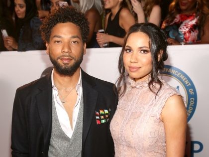 PASADENA, CA - JANUARY 15: Jussie Smollett (L) and Jurnee Smollett-Bell attend the 49th NA