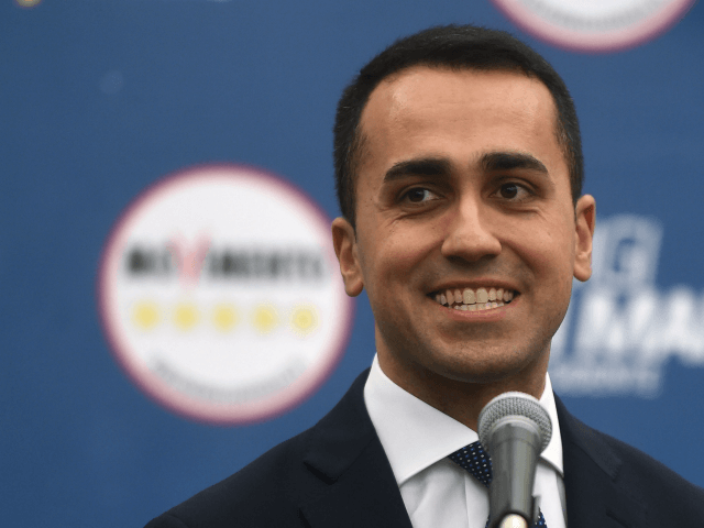 Italy's populist Five Star Movement (M5S) party leader Luigi Di Maio, addresses journalists a day after Italy's general elections, on March 5, 2018 in Rome. The anti-establishment Five Star Movement and the far-right euro-sceptic League party were the big winners of the election, which laid bare widespread anger over immigration …