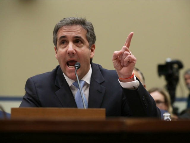 Michael Cohen, former attorney and fixer for President Donald Trump testifies before the House Oversight Committee on Capitol Hill February 27, 2019 in Washington, DC. Last year Cohen was sentenced to three years in prison and ordered to pay a $50,000 fine for tax evasion, making false statements to a …