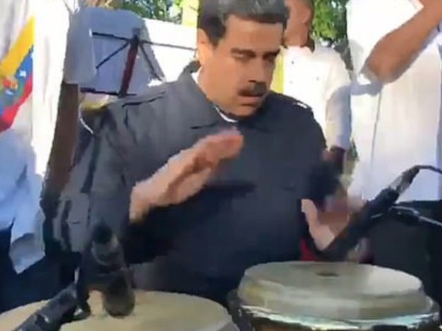 War Drums? Maduro Plays Congas in Salsa Concert While Denying Venezuelans Food Aid