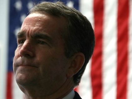 STERLING, VA - OCTOBER 30: Virginia Governor Ralph Northam (D) attends a rally for Virgini
