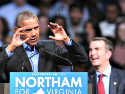 Obama campaigning for Northam