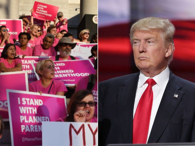 Planned Parenthood Donald Trump Collage