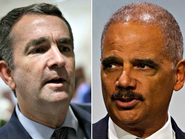 Ralph Northam, Eric Holder AP