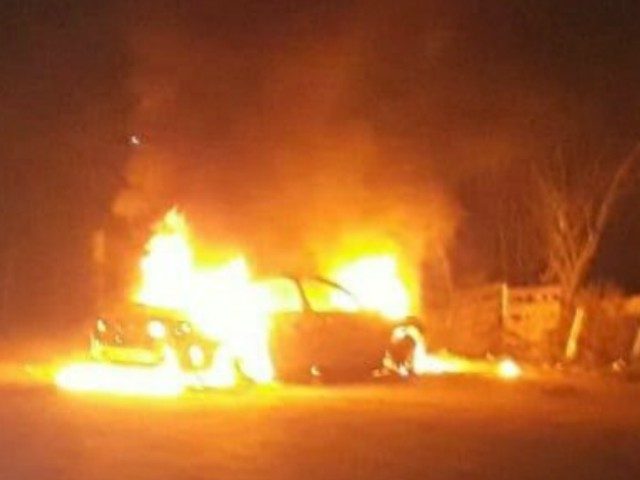 Reynosa Car Fire