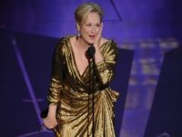 STREEPCROP1 Actress Meryl Streep accepts the award for Best Actress in a Motion Picture for her role in 'The Iron Lady' at the 84th Annual Academy Awards on February 26, 2012 in Hollywood, California. AFP PHOTO Robyn BECK (Photo credit should read ROBYN BECK/AFP/Getty Images)