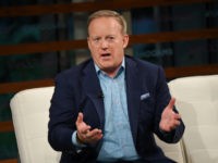 Sean-Spicer-Yahoo-Finance-Summit-ap Former White House Press Secretary Sean Spicer participates in the Yahoo Finance All Markets Summit: A World of Change at The TimesCenter on Thursday, Sept. 20, 2018, in New York. (Photo by Evan Agostini/Invision/AP)
