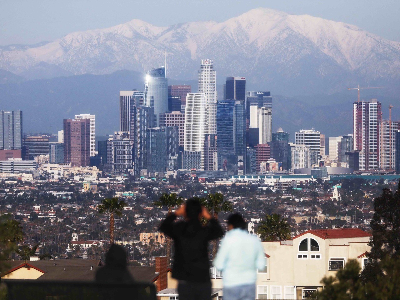 Global Warming Snow in Los Angeles