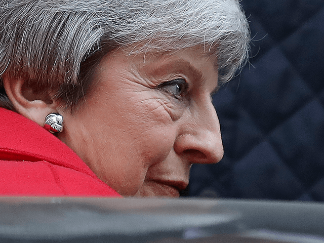 Britain's Prime Minister Theresa May leaves 10 Downing Street in central London on February 26, 2019 before heading to the House of Commons to make a statement to MPs on Brexit - Prime Minister Theresa May faced mounting pressure Tuesday from her own government to delay Brexit after the main …