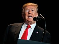Trump- Never Abolish ICE n this Feb. 7, 2019 photo, President Donald Trump speaks during the National Prayer Breakfast, in Washington. Trump is trying to turn the debate over a wall at the U.S.-Mexico border back to his political advantage as his signature pledge to American voters threatens to become a model of unfulfilled …