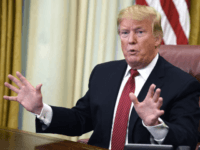 President Donald Trump said the U.S. has achieved "tremendous progress" in trade negotiations with China, but added there were no plans to extend the March 1 tariff deadline as China looks to set up a meeting with President Xi Jinping. Photo by Mike Theiler/UPI