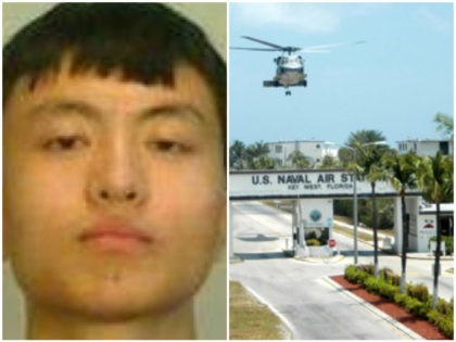 Zhao Qianli and Naval Air Station in Key West, Florida.