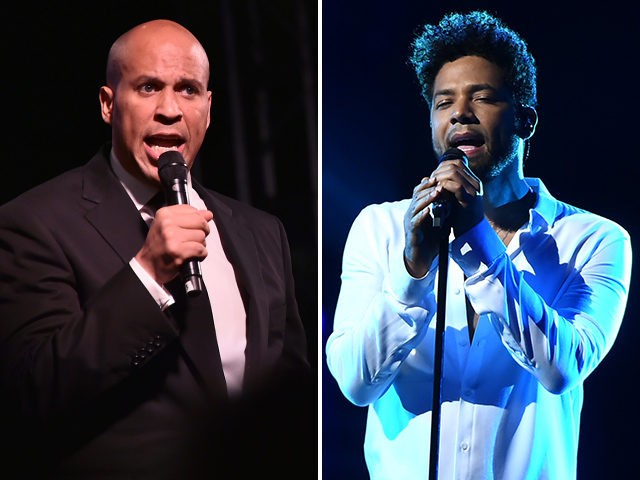 cory-booker-jussie-smollet-getty