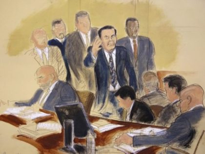 El Chapo Guzman in Court