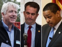 Mark Herring, Ralph Northam, and Justin Fairfax collage
